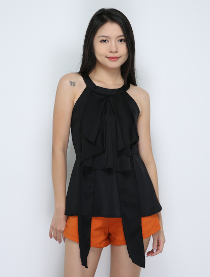 Halter Ruffles Top 33660