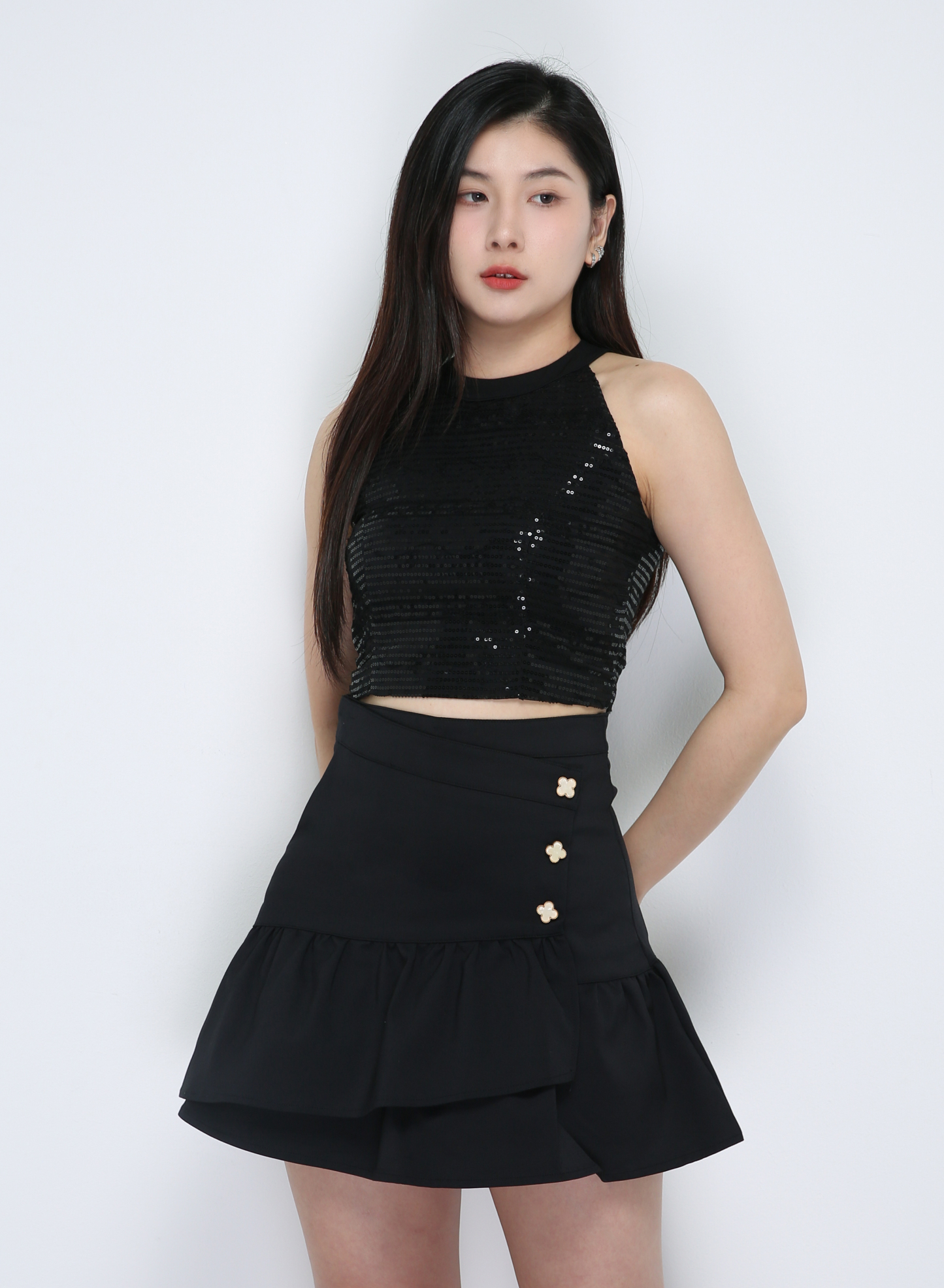 Halter Back Zip Top 33789