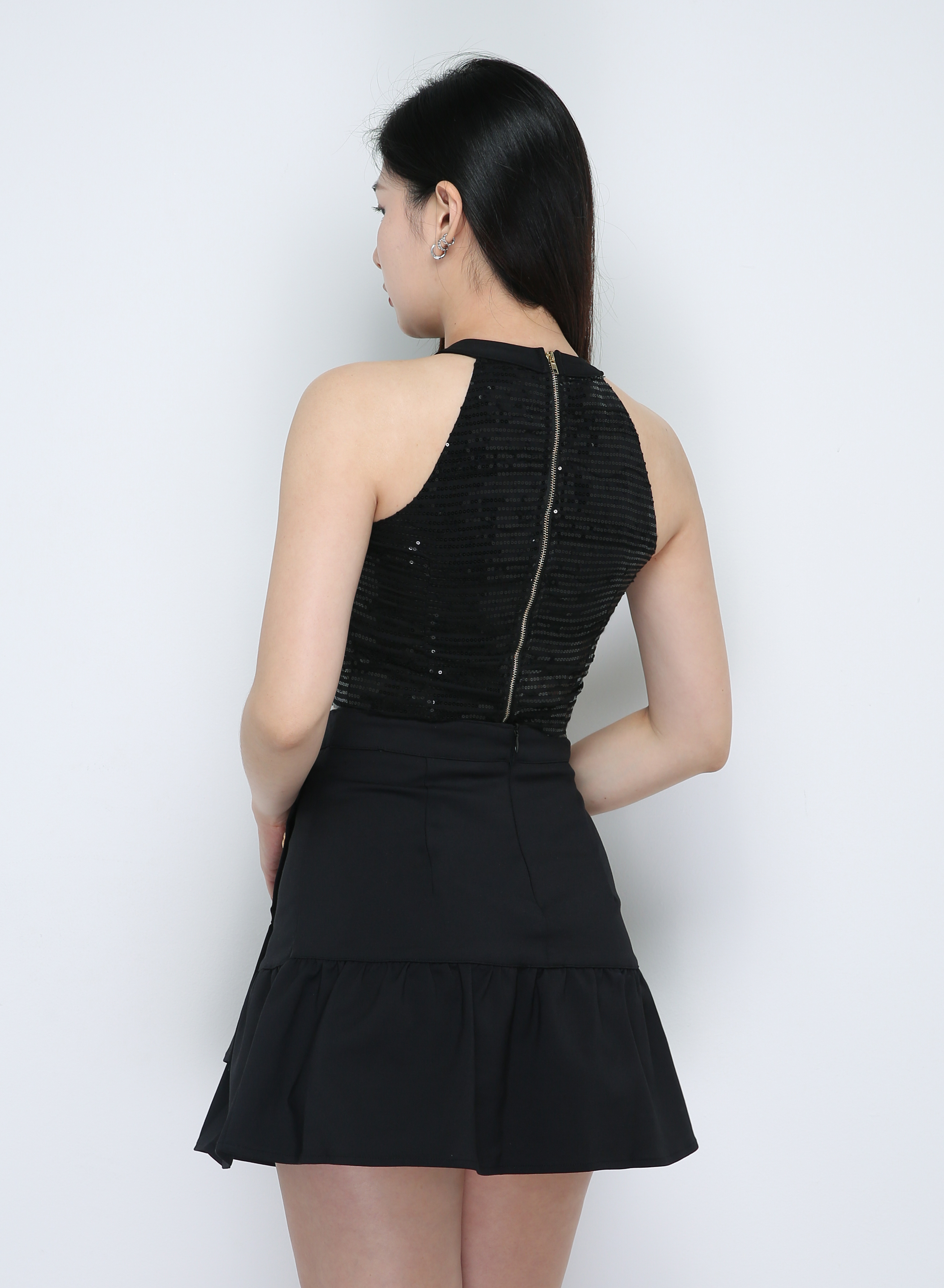 Halter Back Zip Top 33789