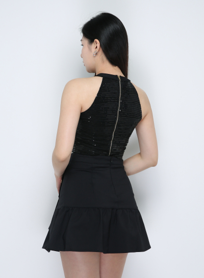 Halter Back Zip Top 33789