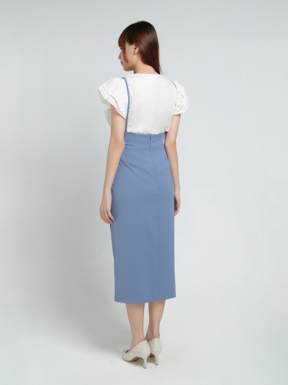 High Waist With Split With Strap Dress 34147