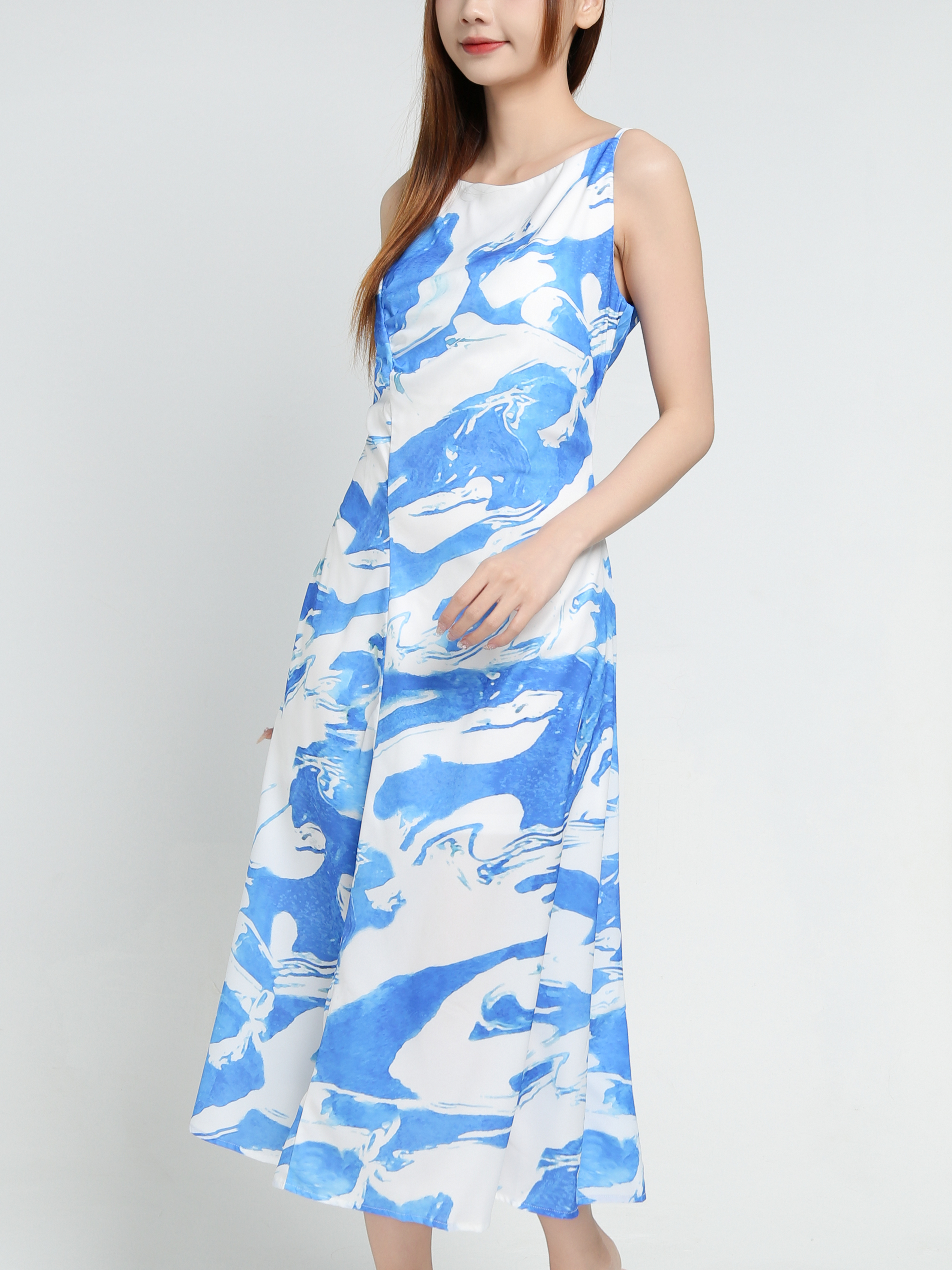 Tie Dye Dress 34023