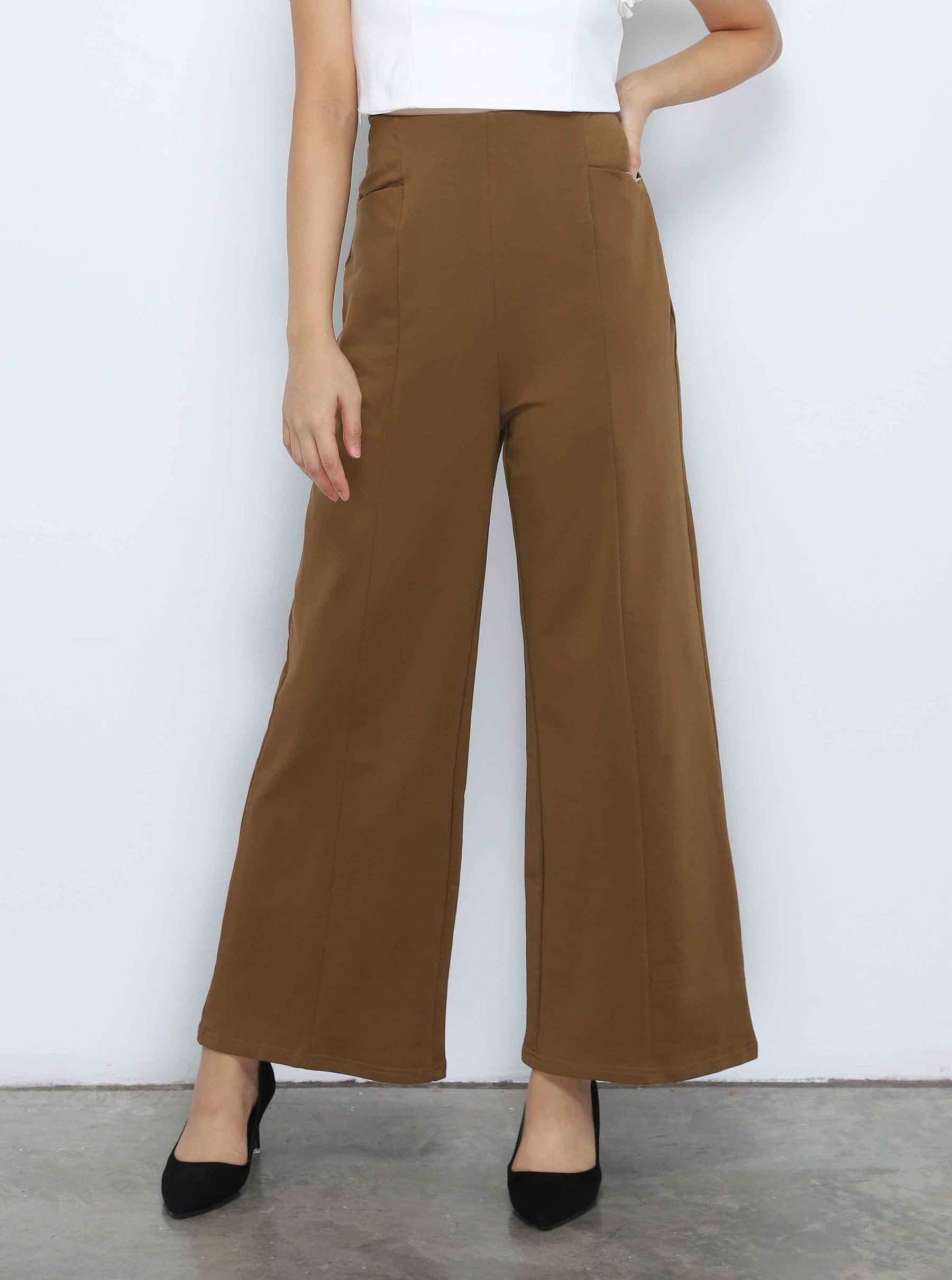 High Waist Wide Leg Long pants 33998