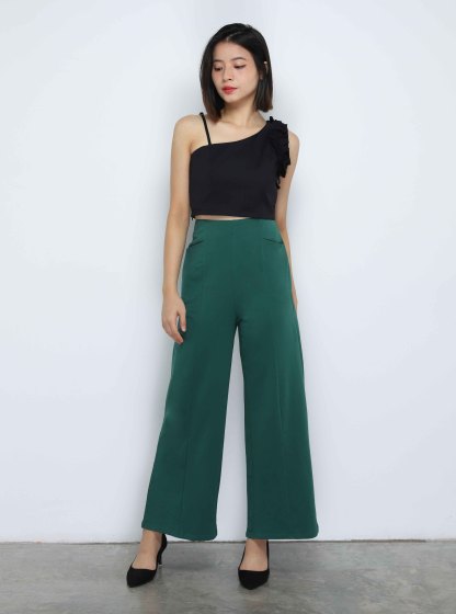 High Waist Wide Leg Long pants 33998