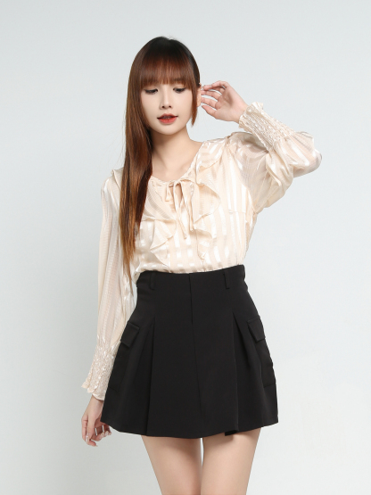 Chiffon Stripe Top 34108