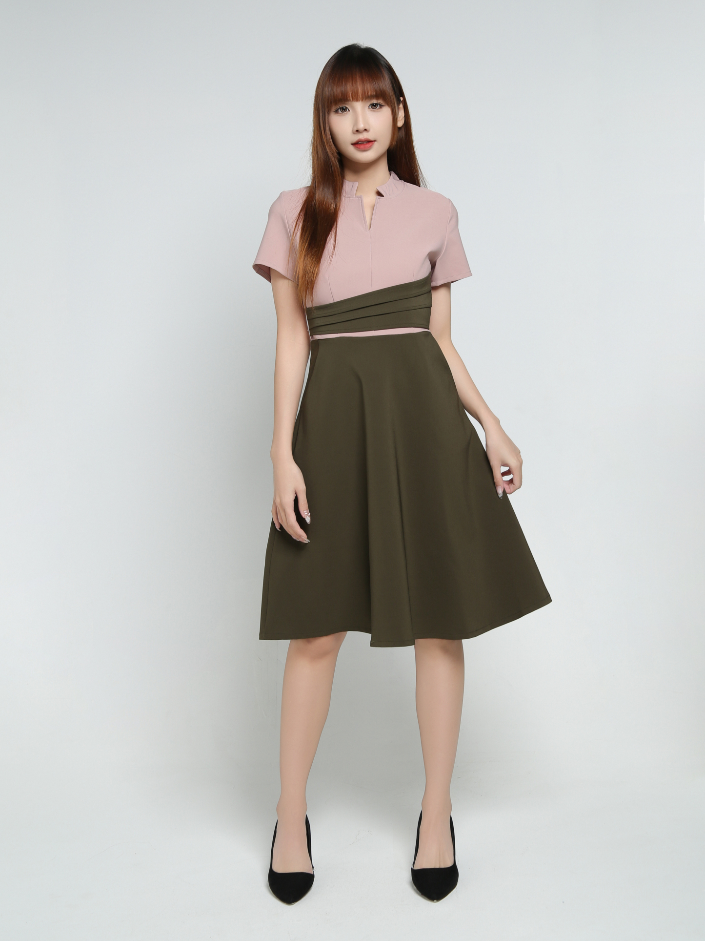 Formal Two Tone Wear Dress 34154