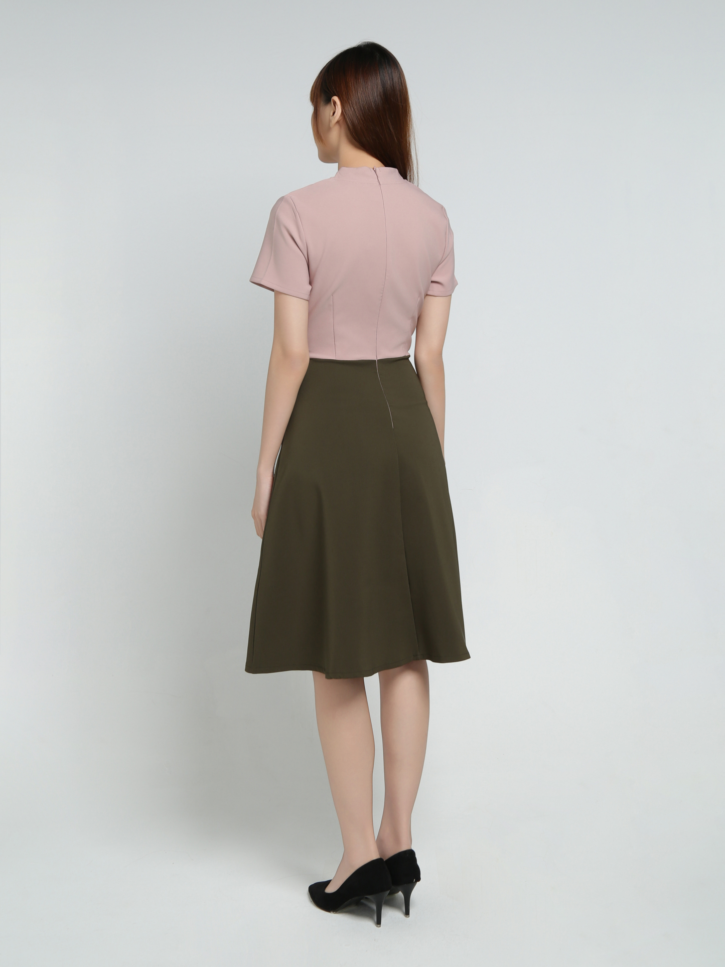 Formal Two Tone Wear Dress 34154