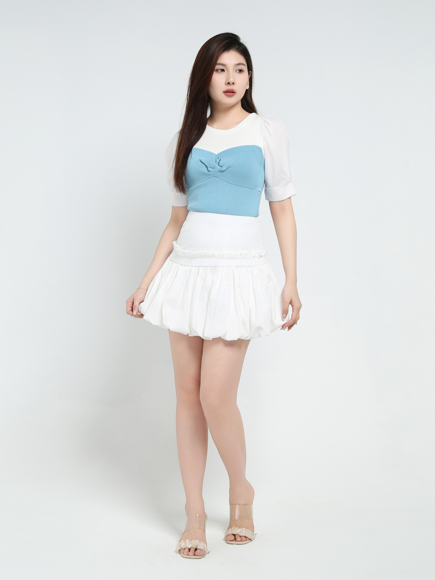 High Waist Pumpkin Skirt Pant 34277