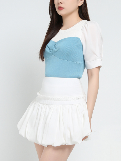 High Waist Pumpkin Skirt Pant 34277