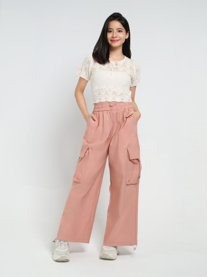 Side Pocket Long Pants 37030