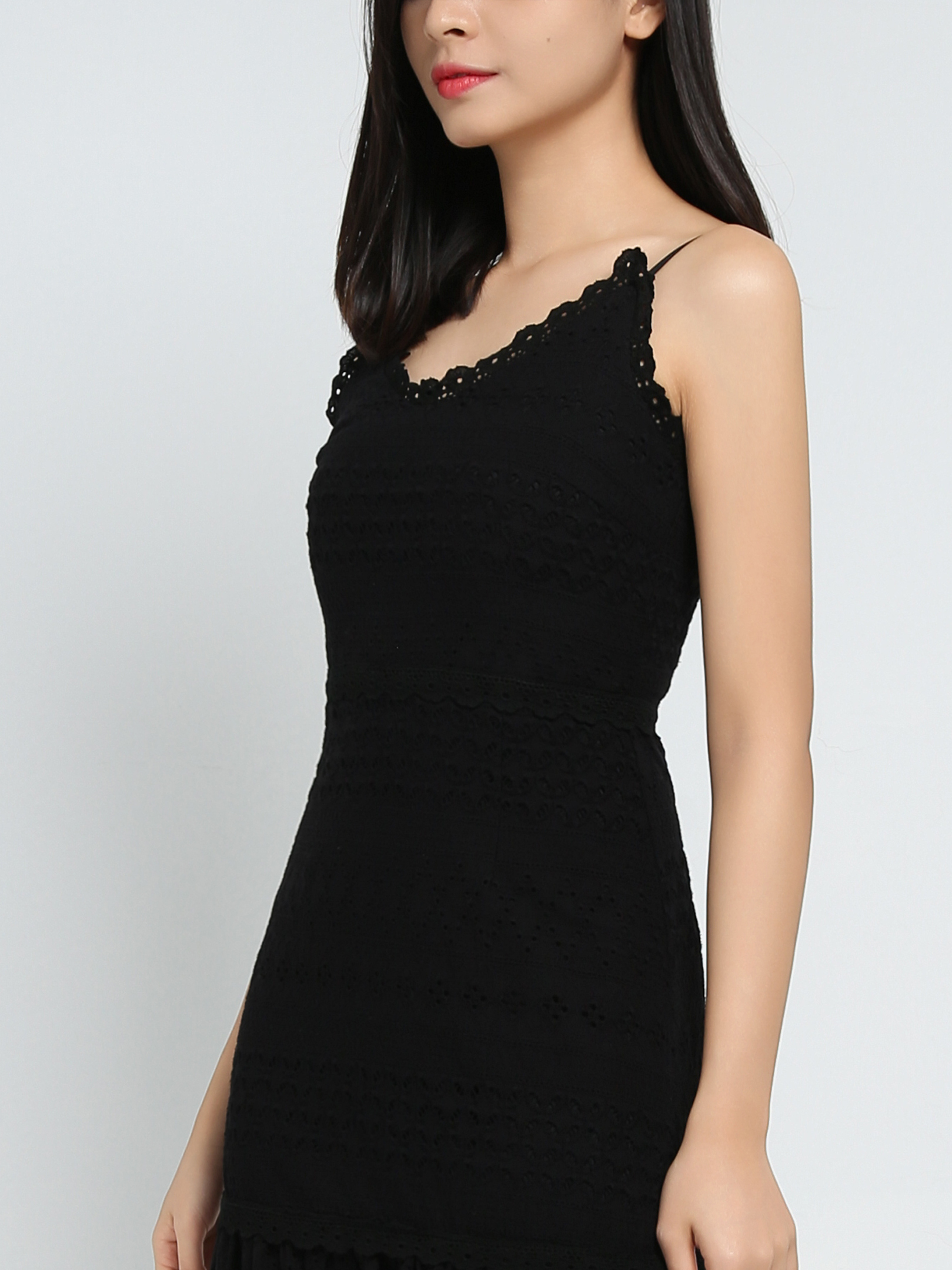 Elegant Eyelet Dress 34239