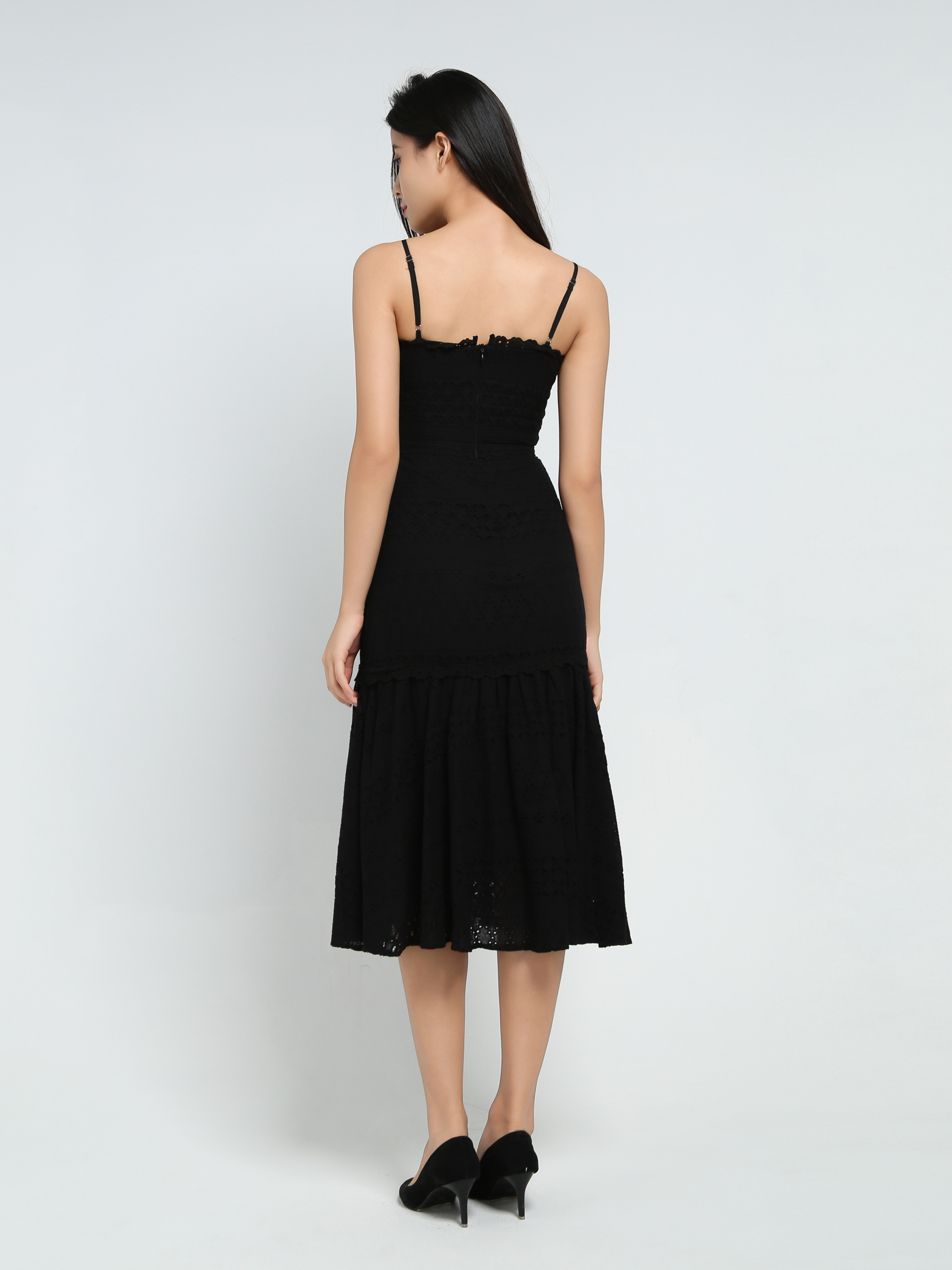 Elegant Eyelet Dress 34239