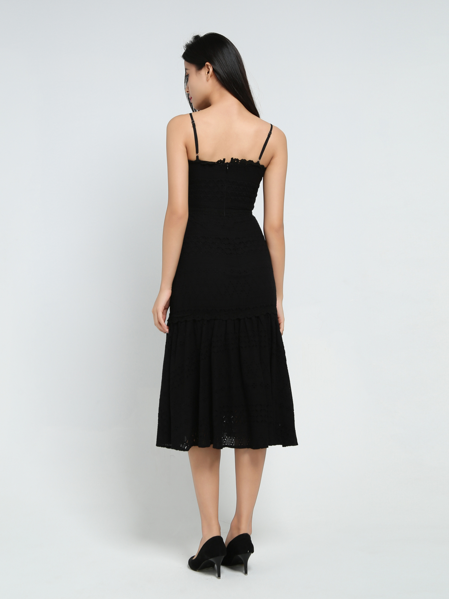 Elegant Eyelet Dress 34239