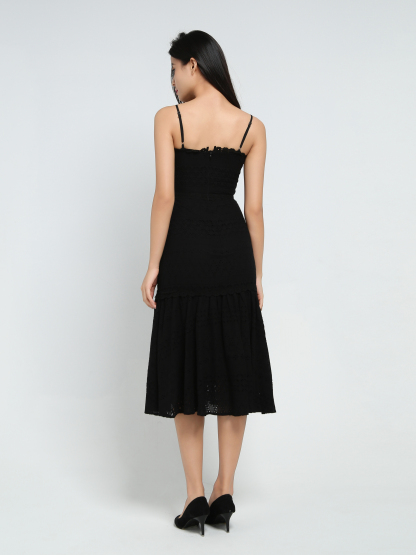 Elegant Eyelet Dress 34239