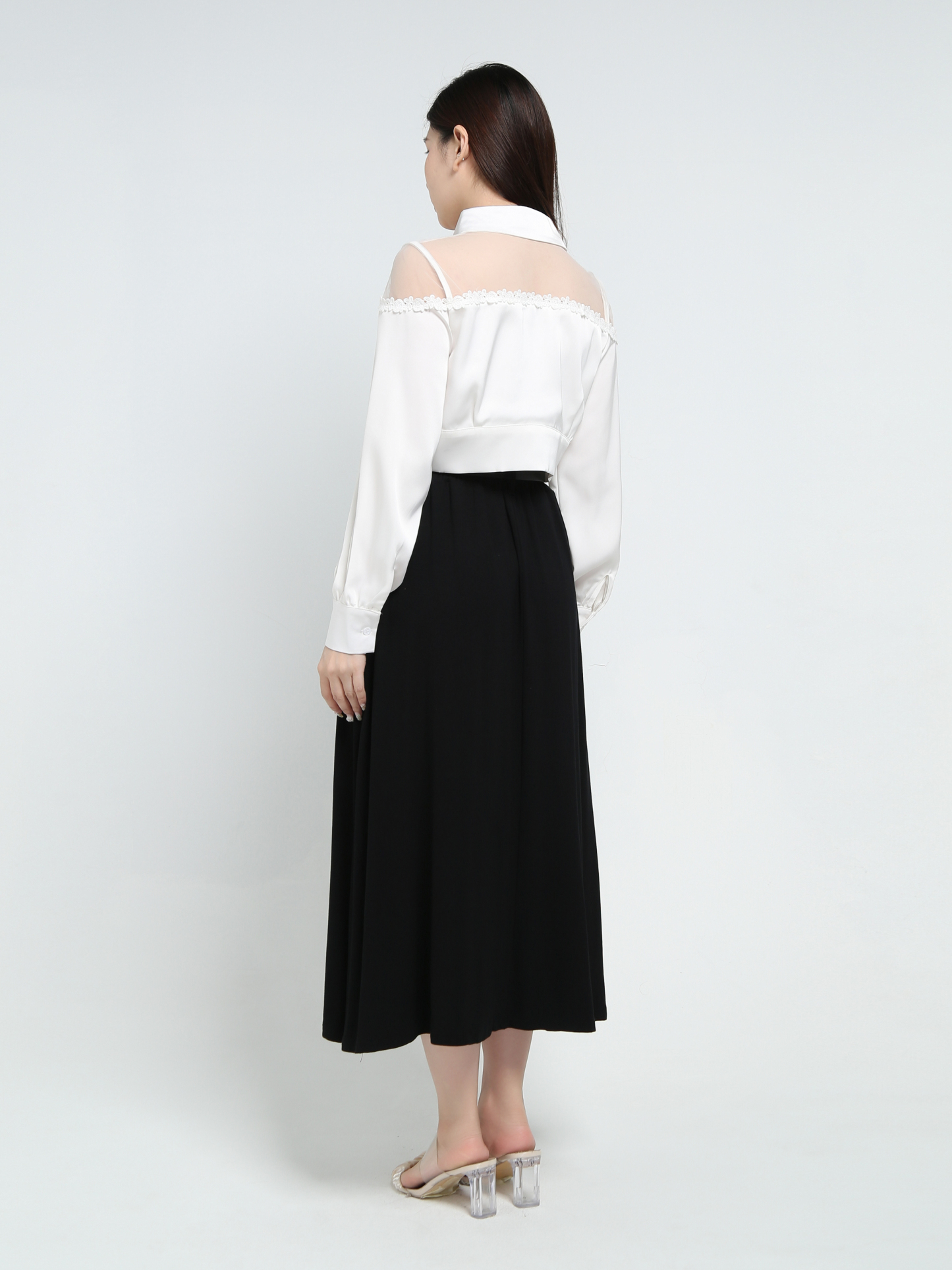 Long Sleeve Front Button Top 34249