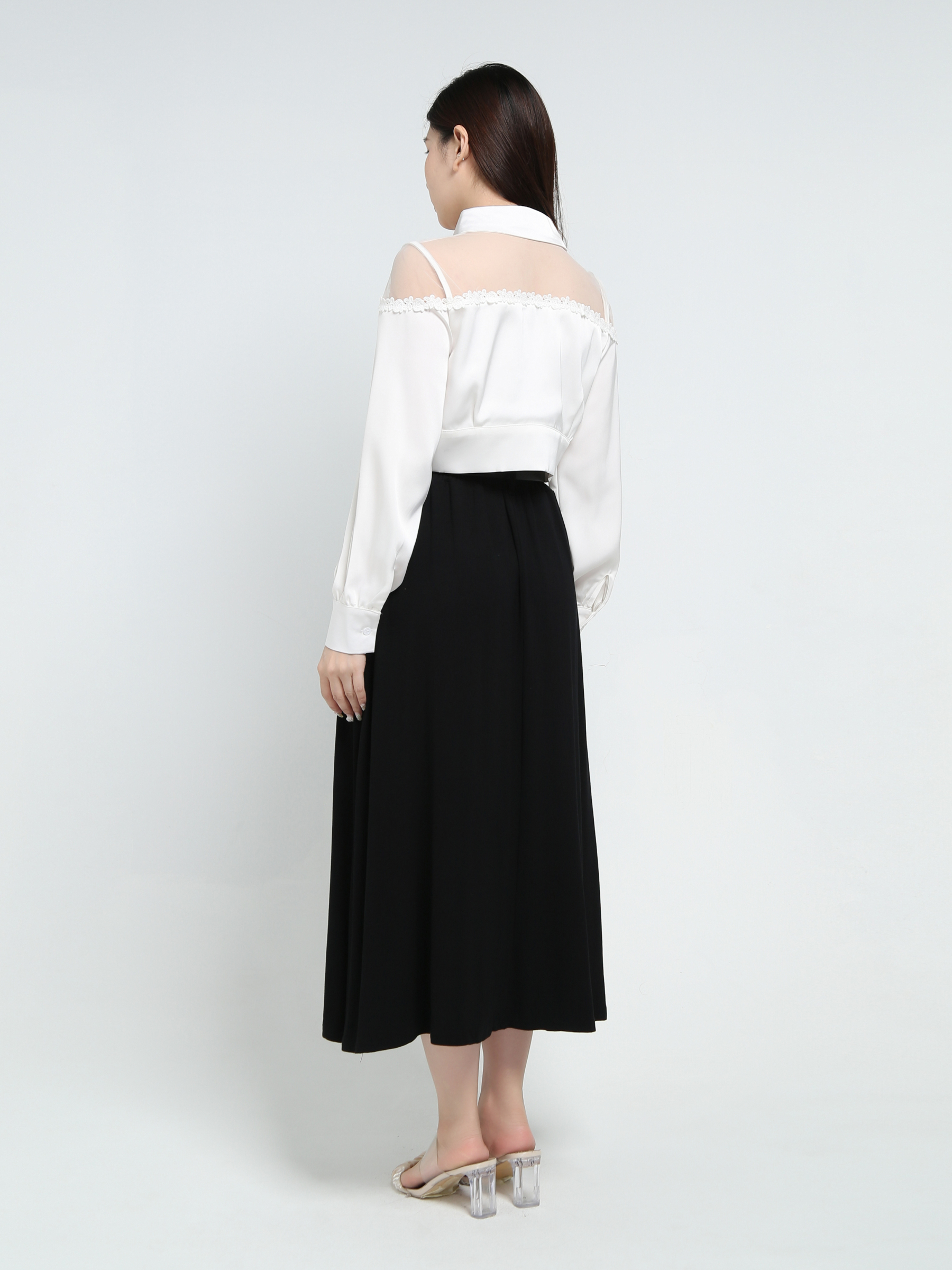 Long Sleeve Front Button Top 34249