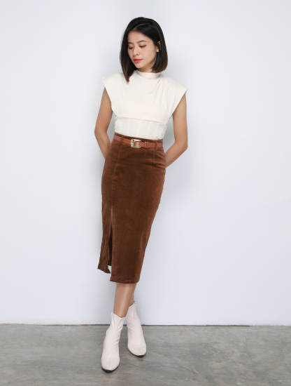 Split Long Skirt 34255