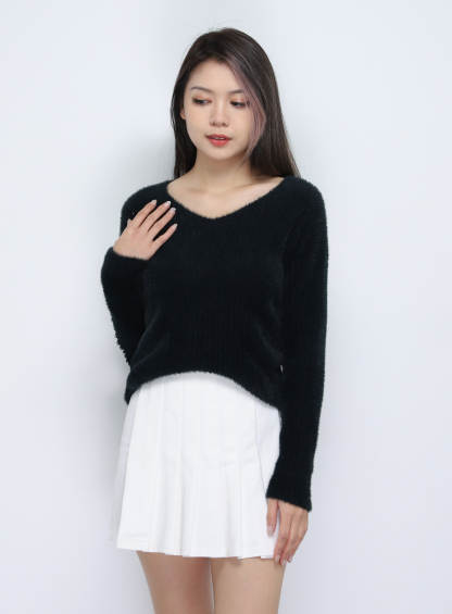 Knitted Long Sleeve Top 34303