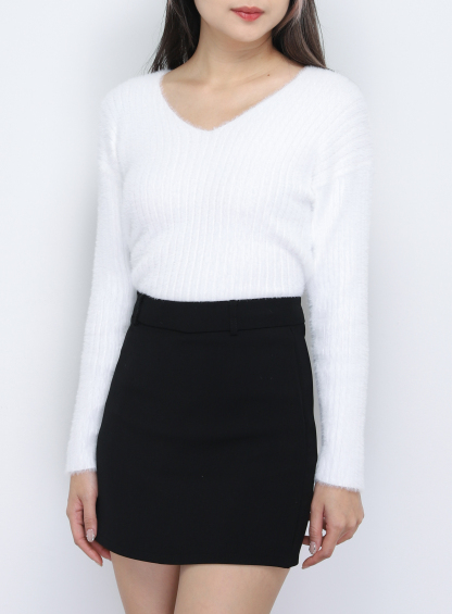 Knitted Long Sleeve Top 34303