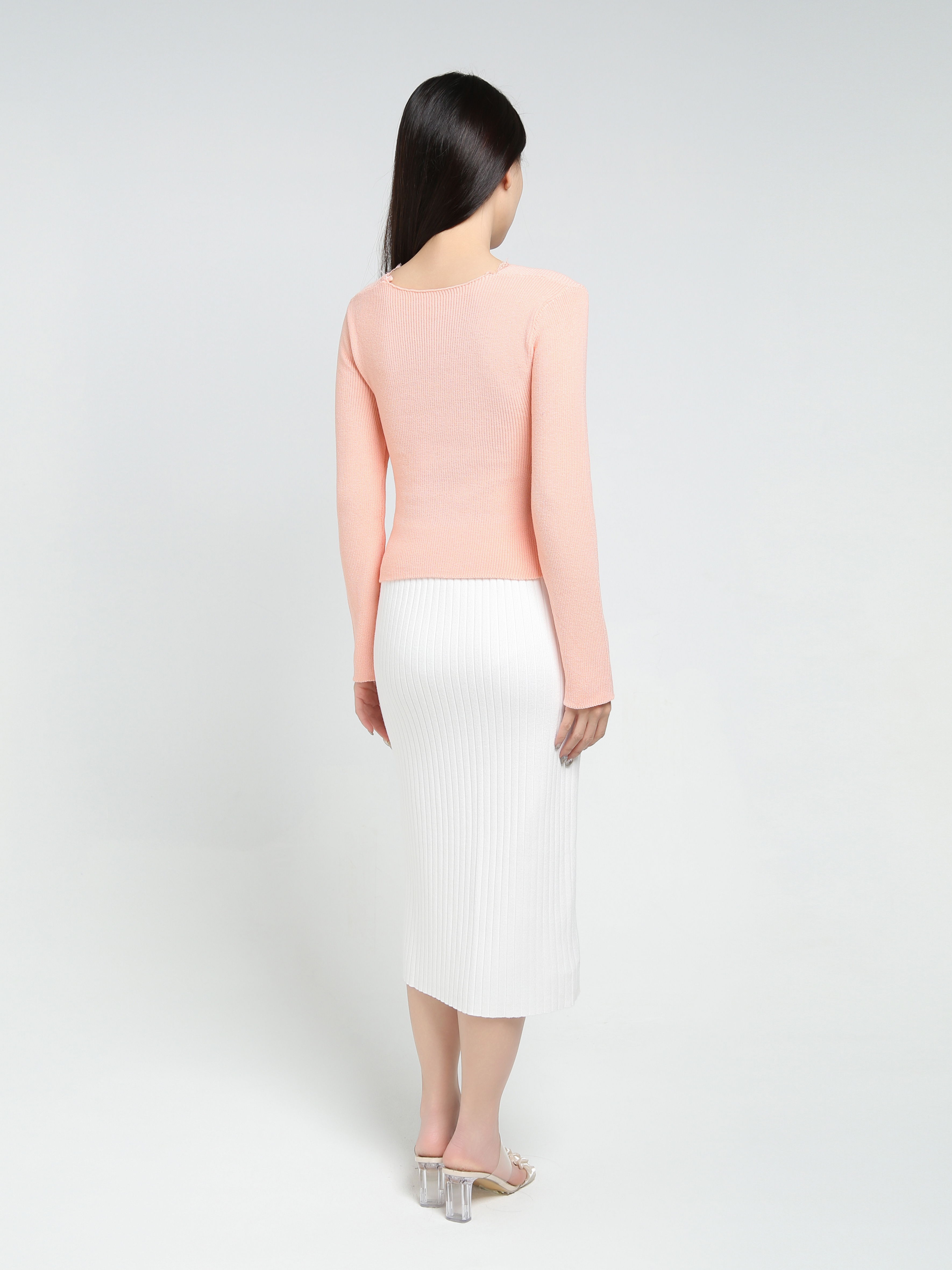 Knitted Long Skirt 34256