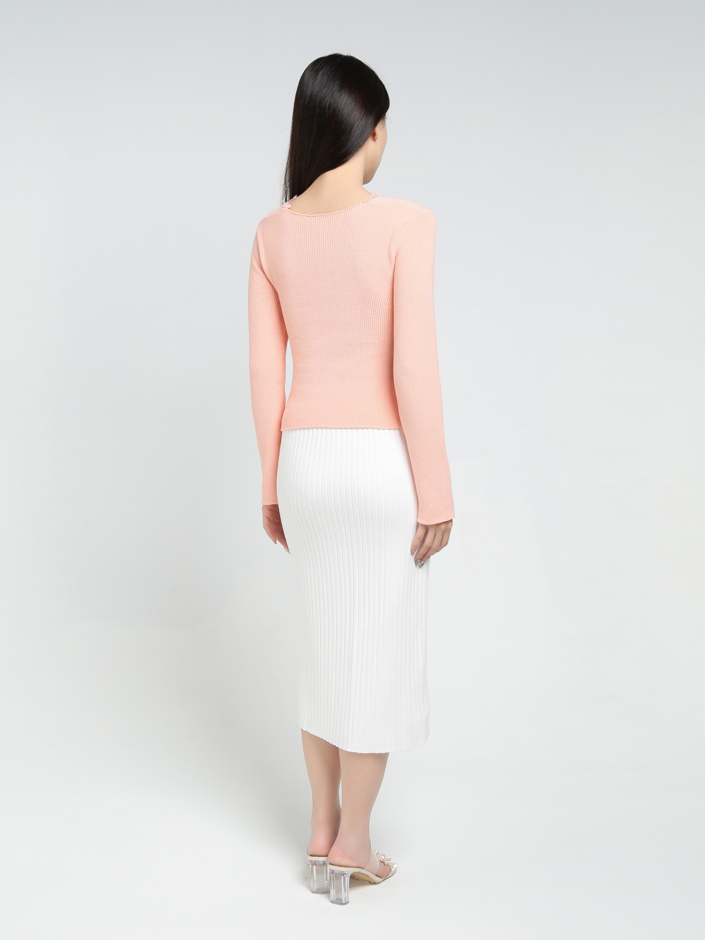 Knitted Long Skirt 34256