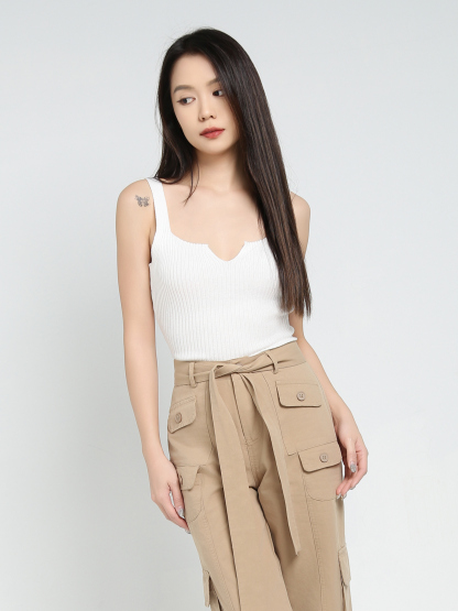 Knitted Sleeveless Top 34300