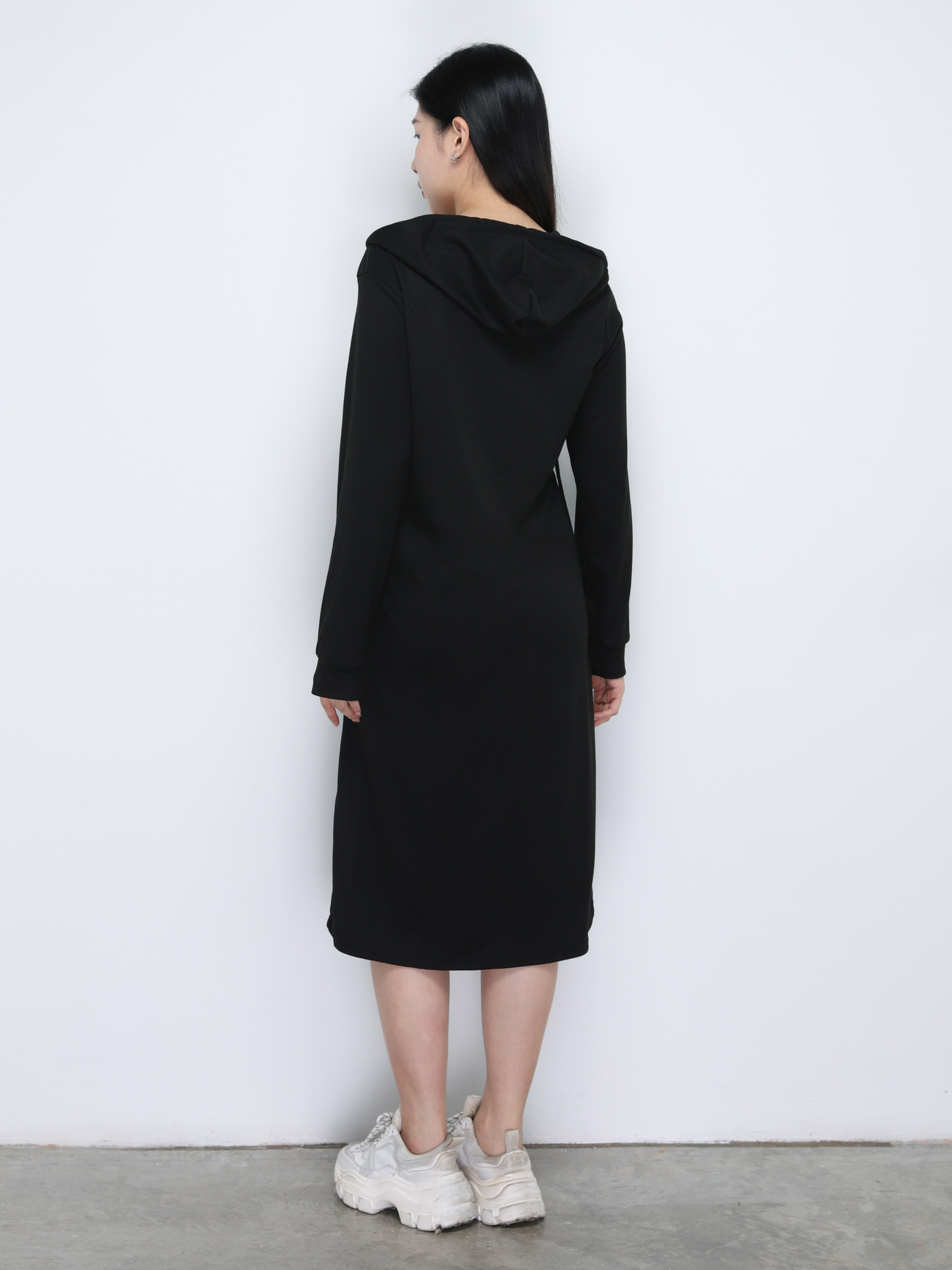 Front Zip Knitted Dress 34309