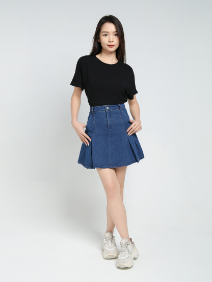 Denim Ruffles Skirt 34335