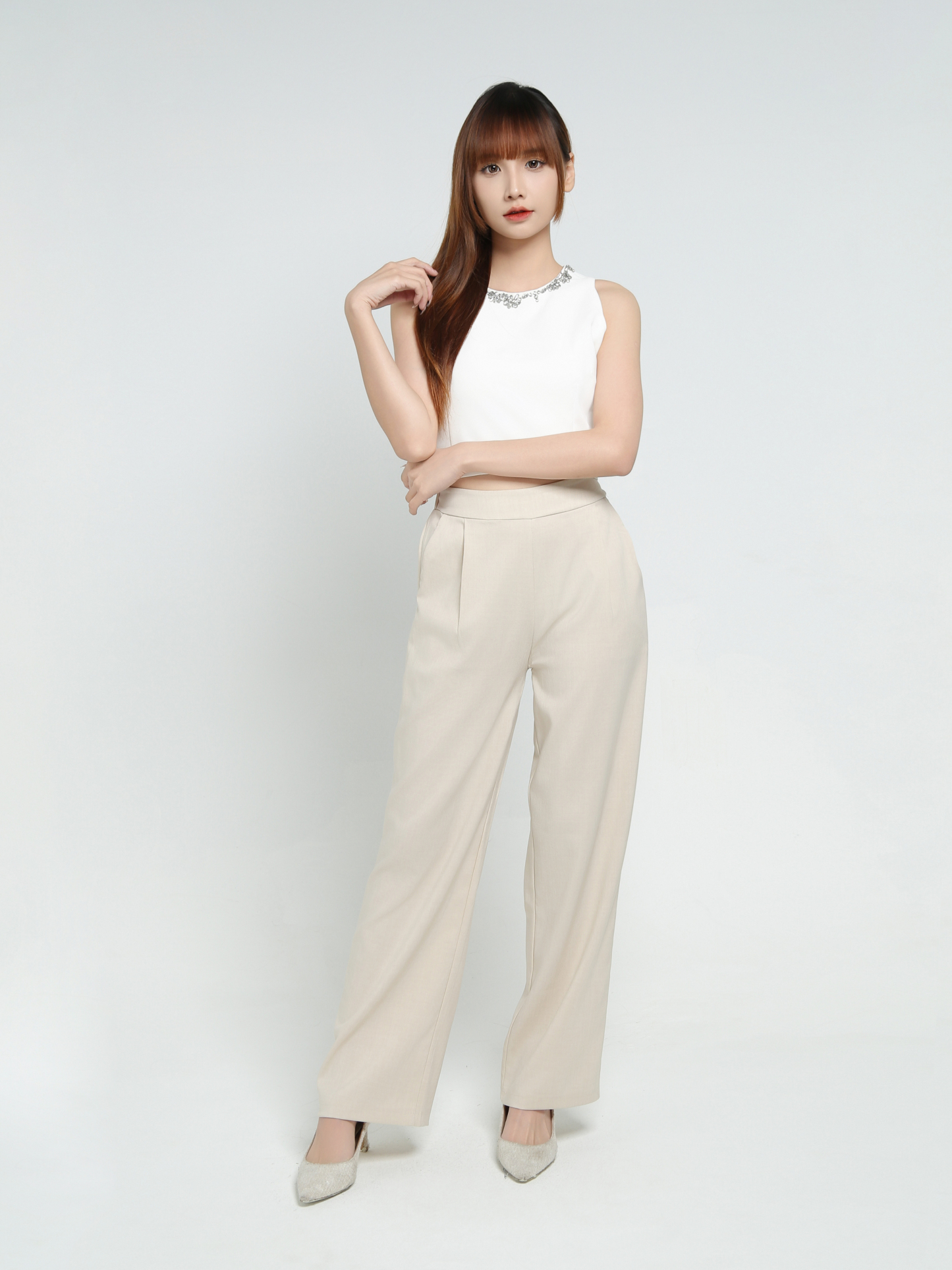 High Waist Long Pants 34327
