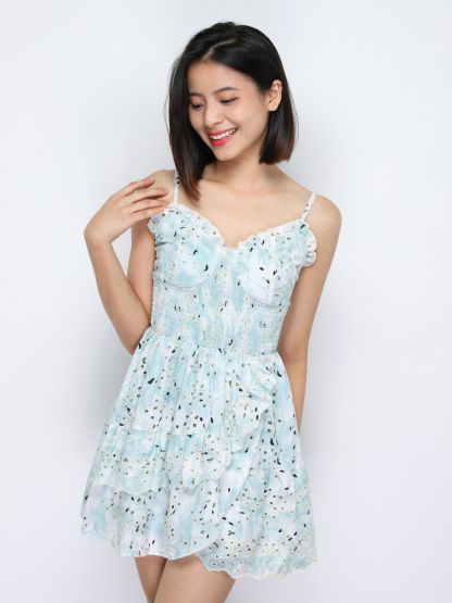 Tie Dye Eyelet Jumpsuit 34413