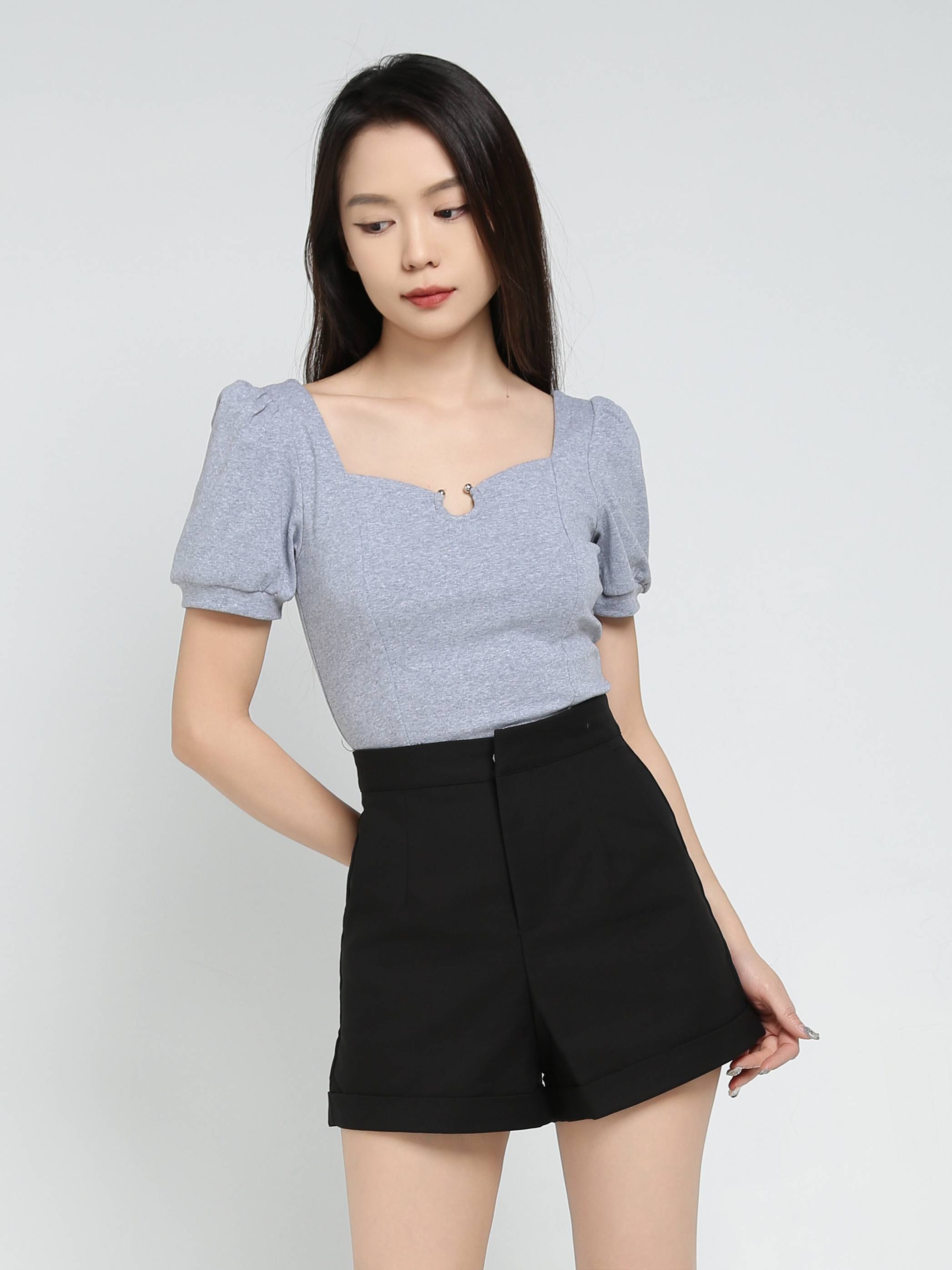 Puff Sleeve Top 34416