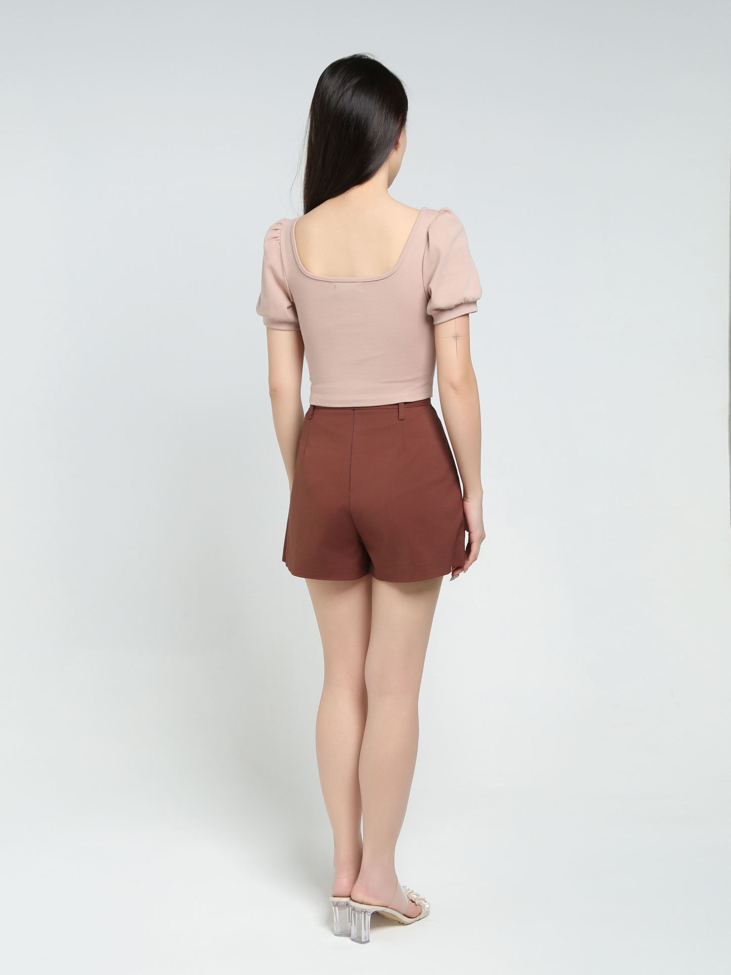 High Waist With Belt Skirt Pants 34374