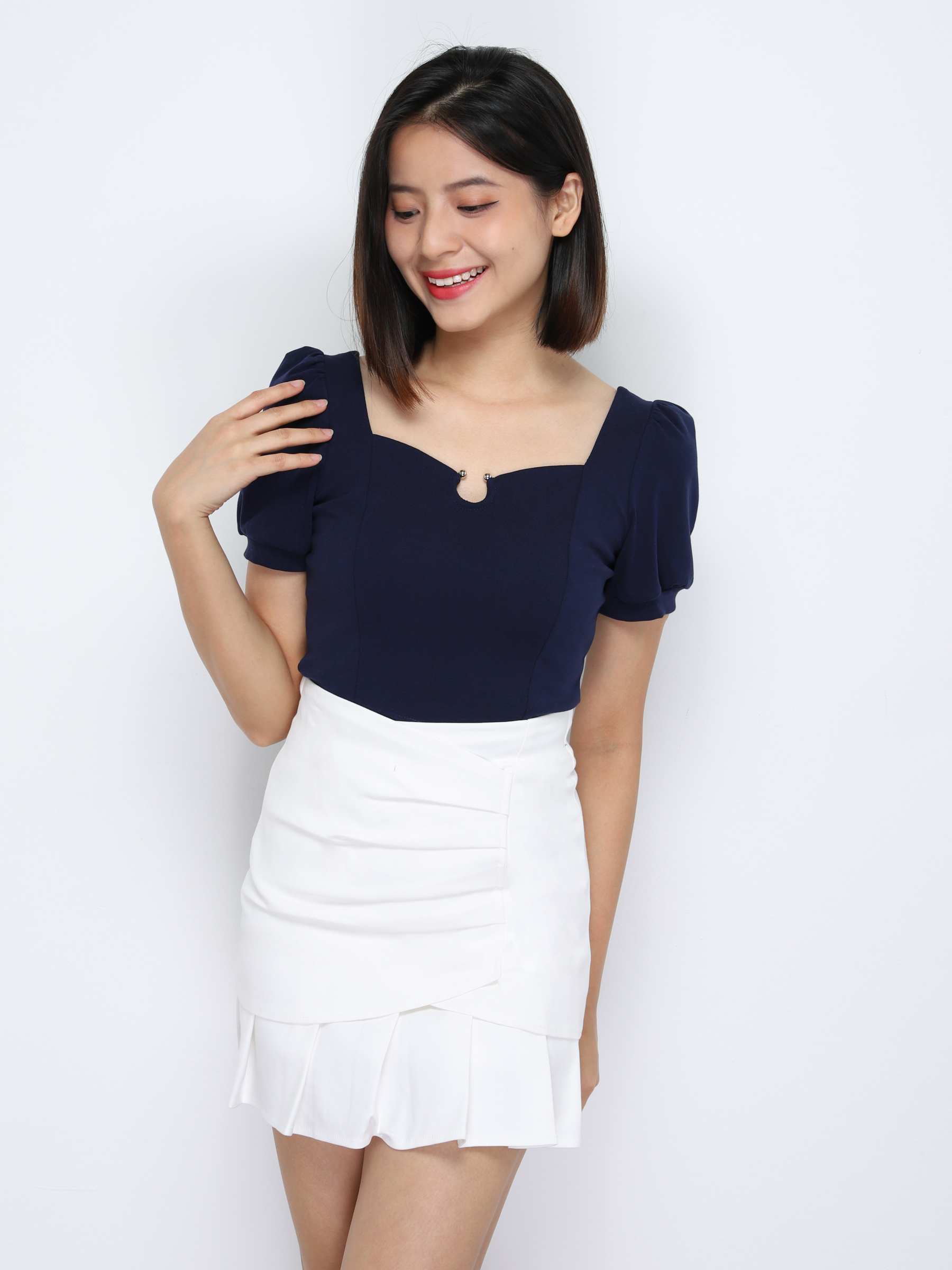 Puff Sleeve Top 34416