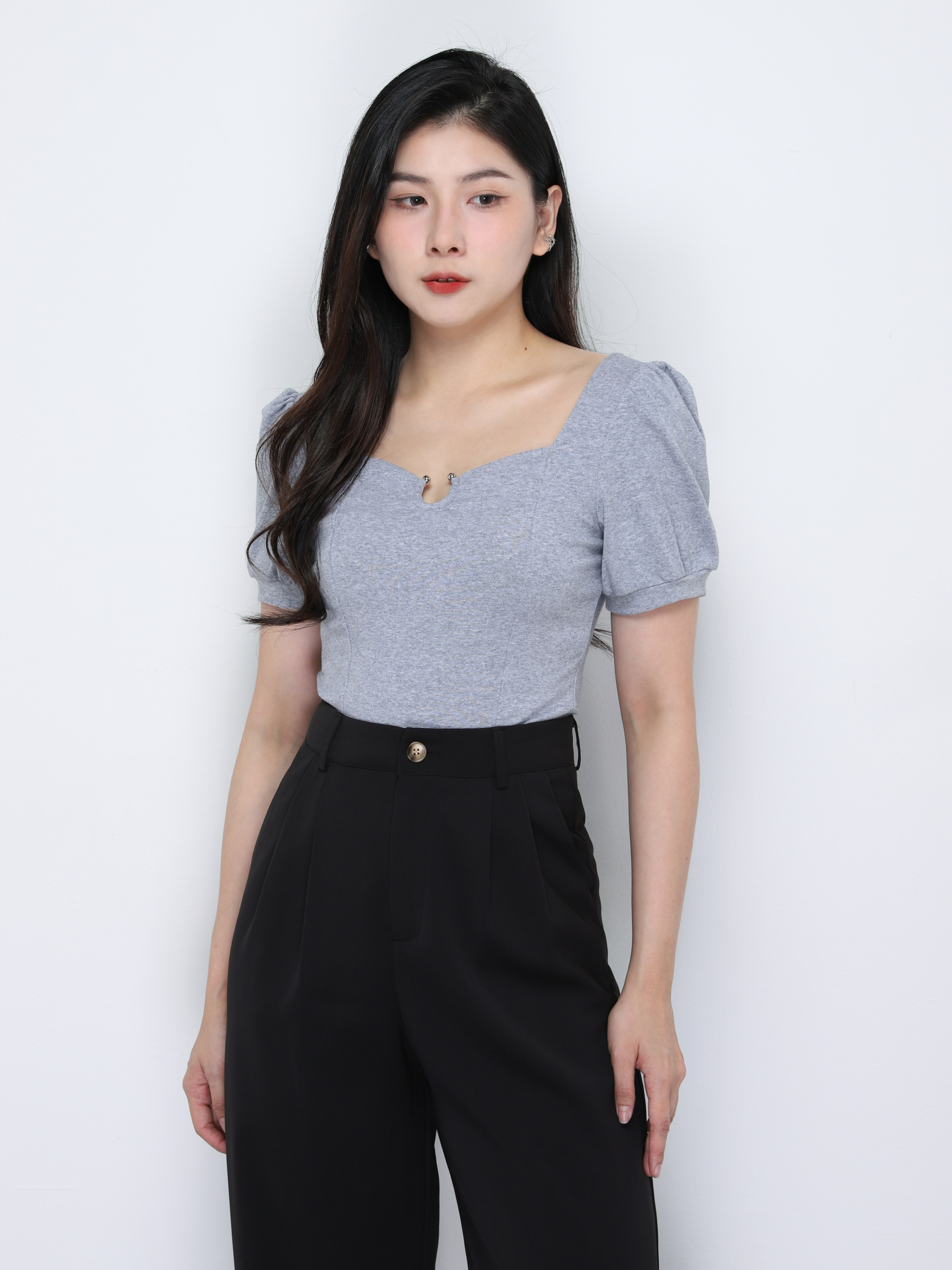 Puff Sleeve Top 34416