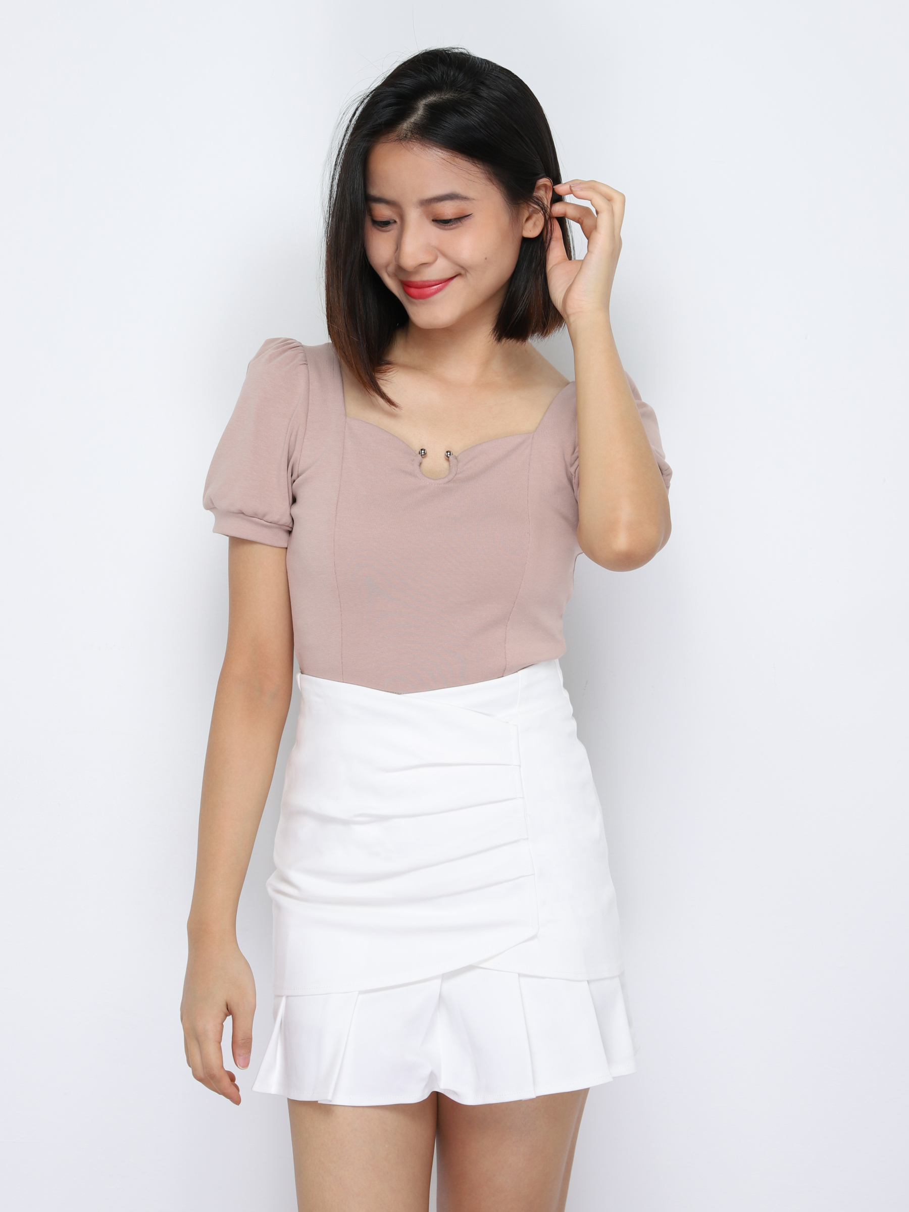 Puff Sleeve Top 34416