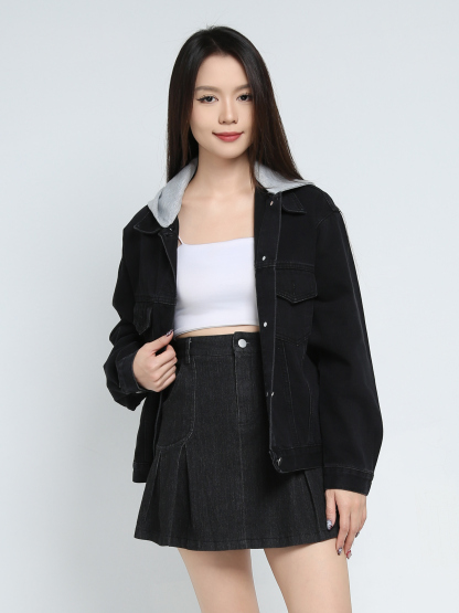 Denim Ruffles Skirt 34335