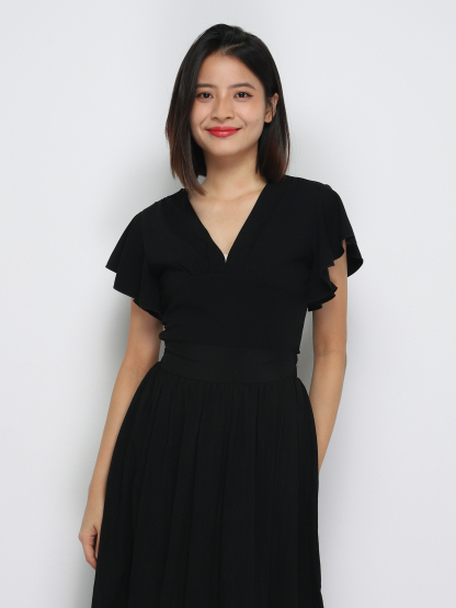 Butterfly Sleeve Top 34563