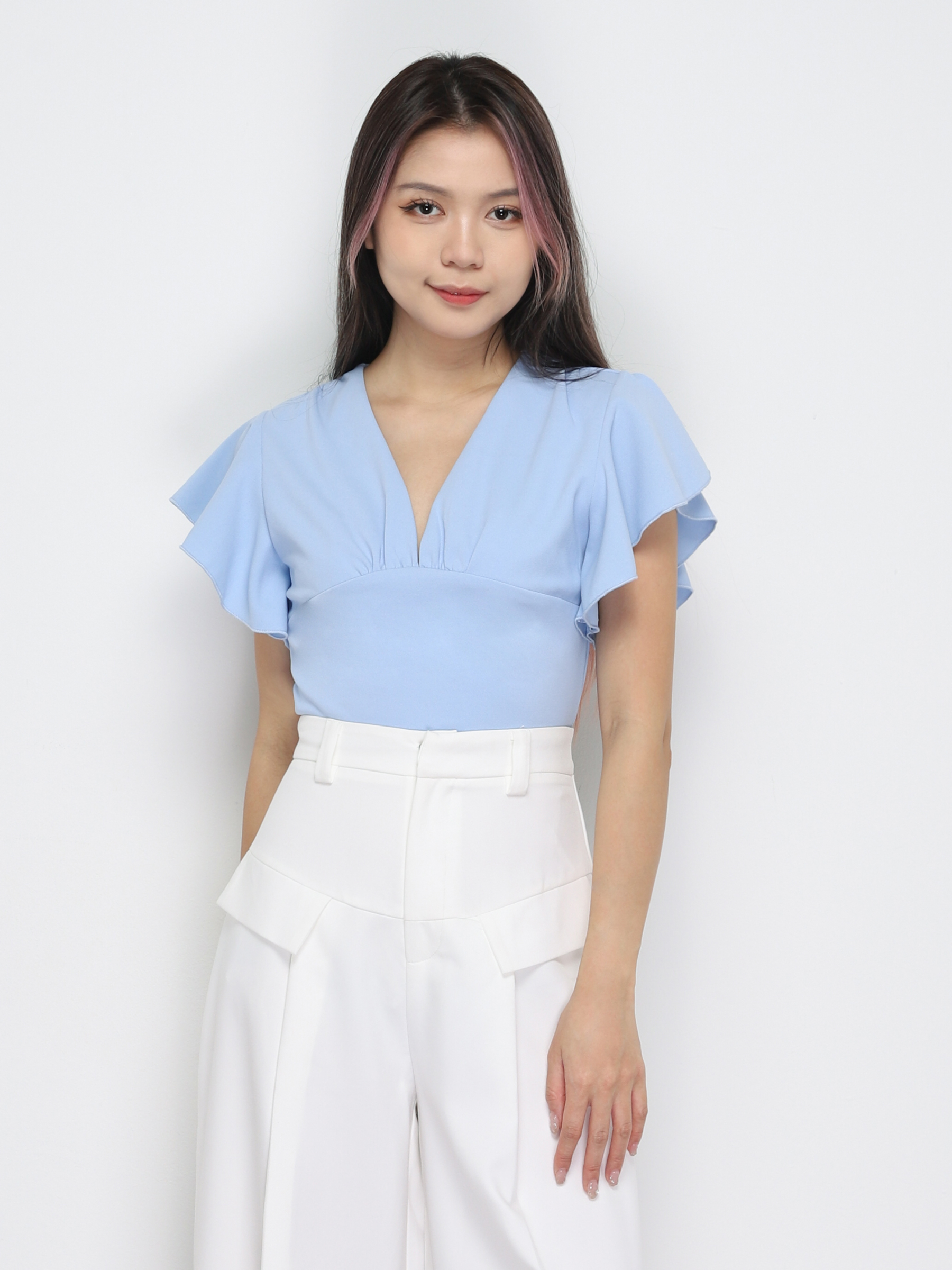 Butterfly Sleeve Top 34563