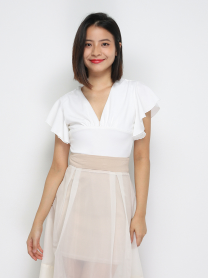 Butterfly Sleeve Top 34563