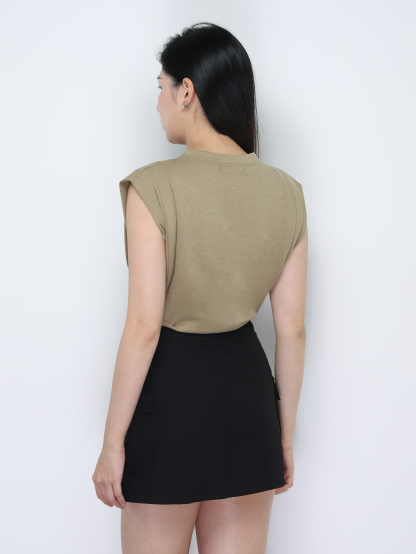 Side Pocket Skirt Pants 34844