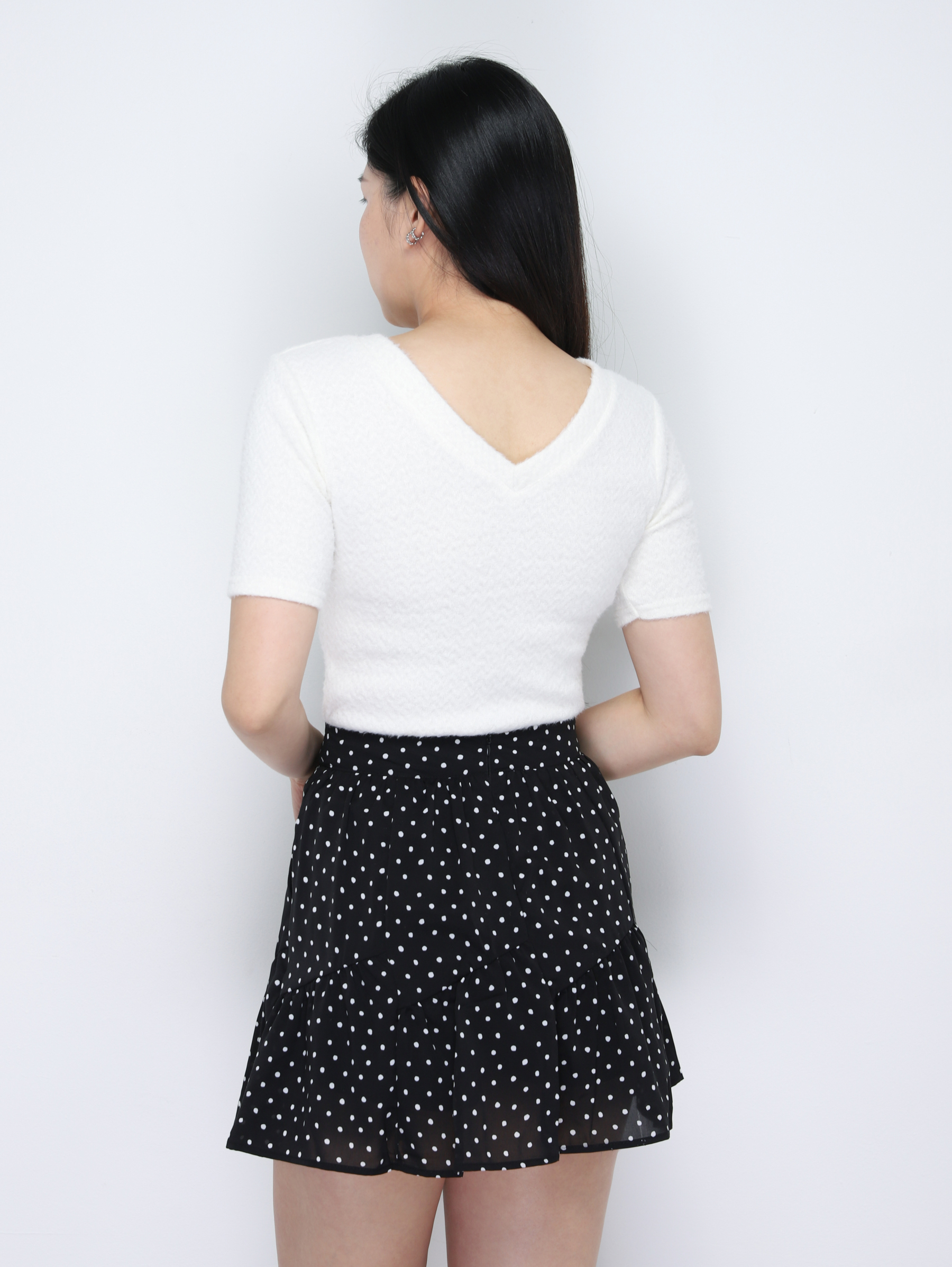 Polka Dot Skirt Pants 34859