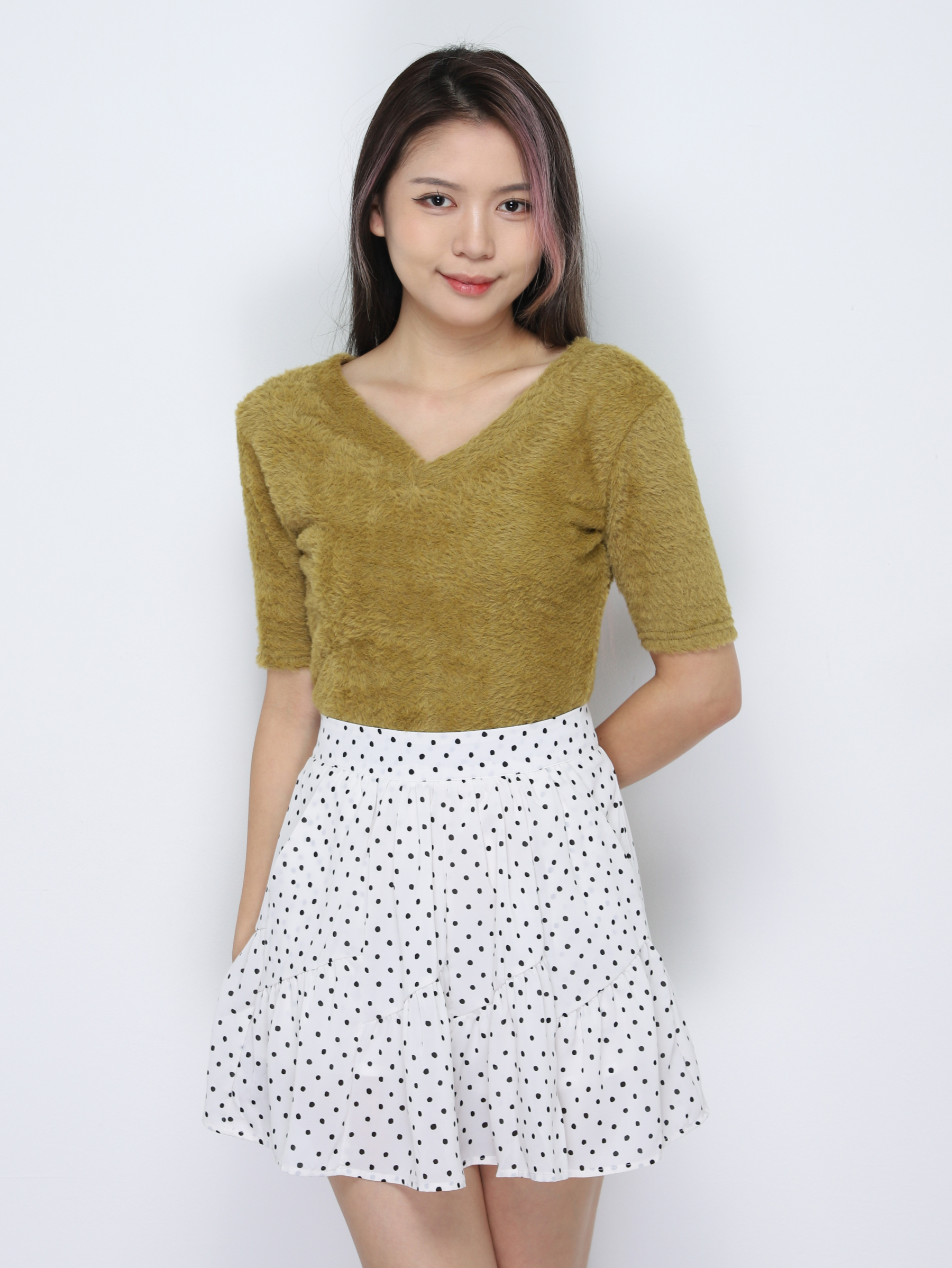 Polka Dot Skirt Pants 34859