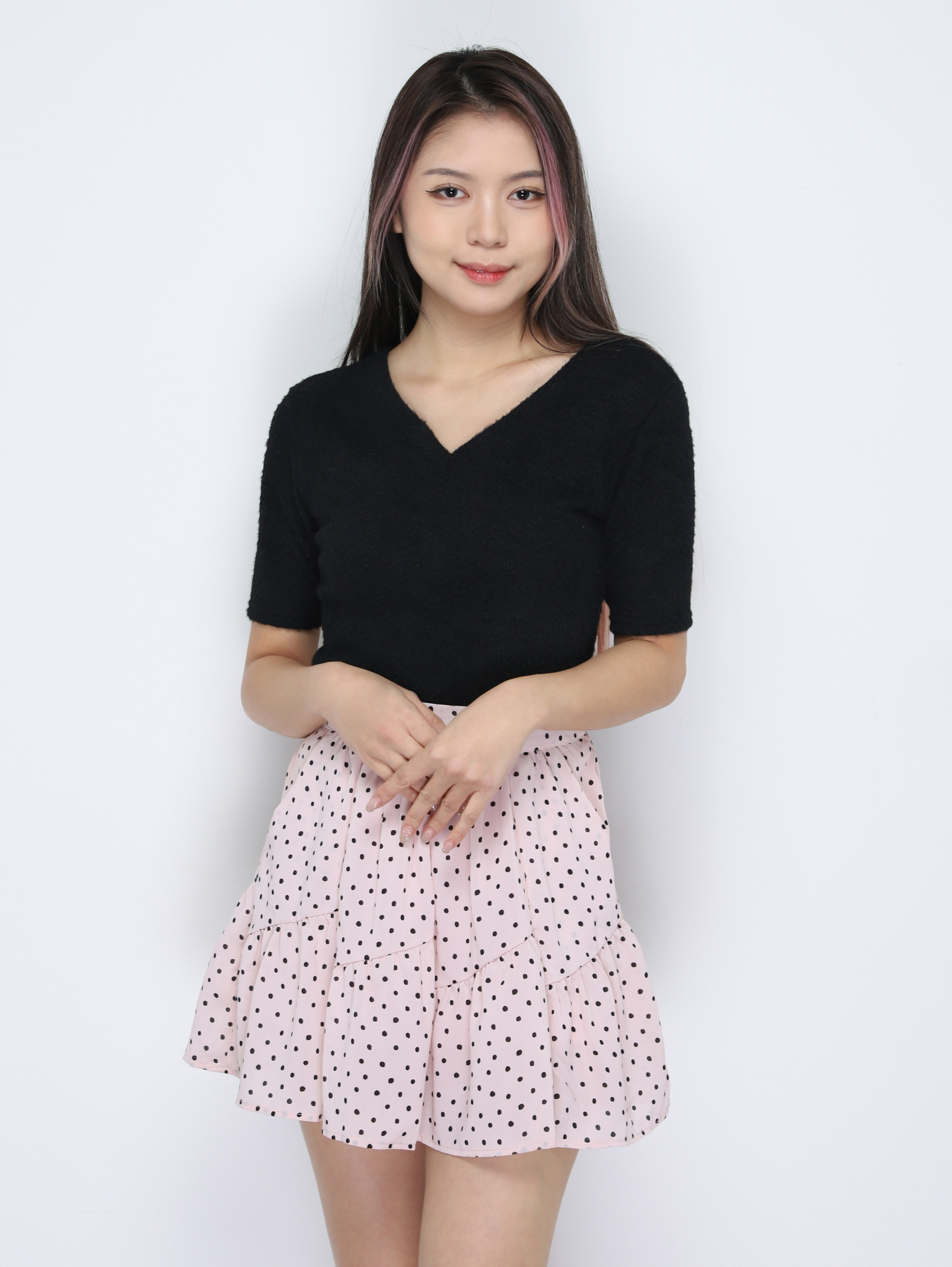 Polka Dot Skirt Pants 34859