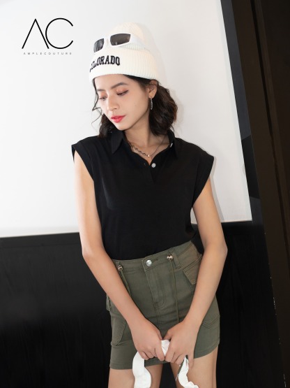 Side Pocket Skirt Pants 34890