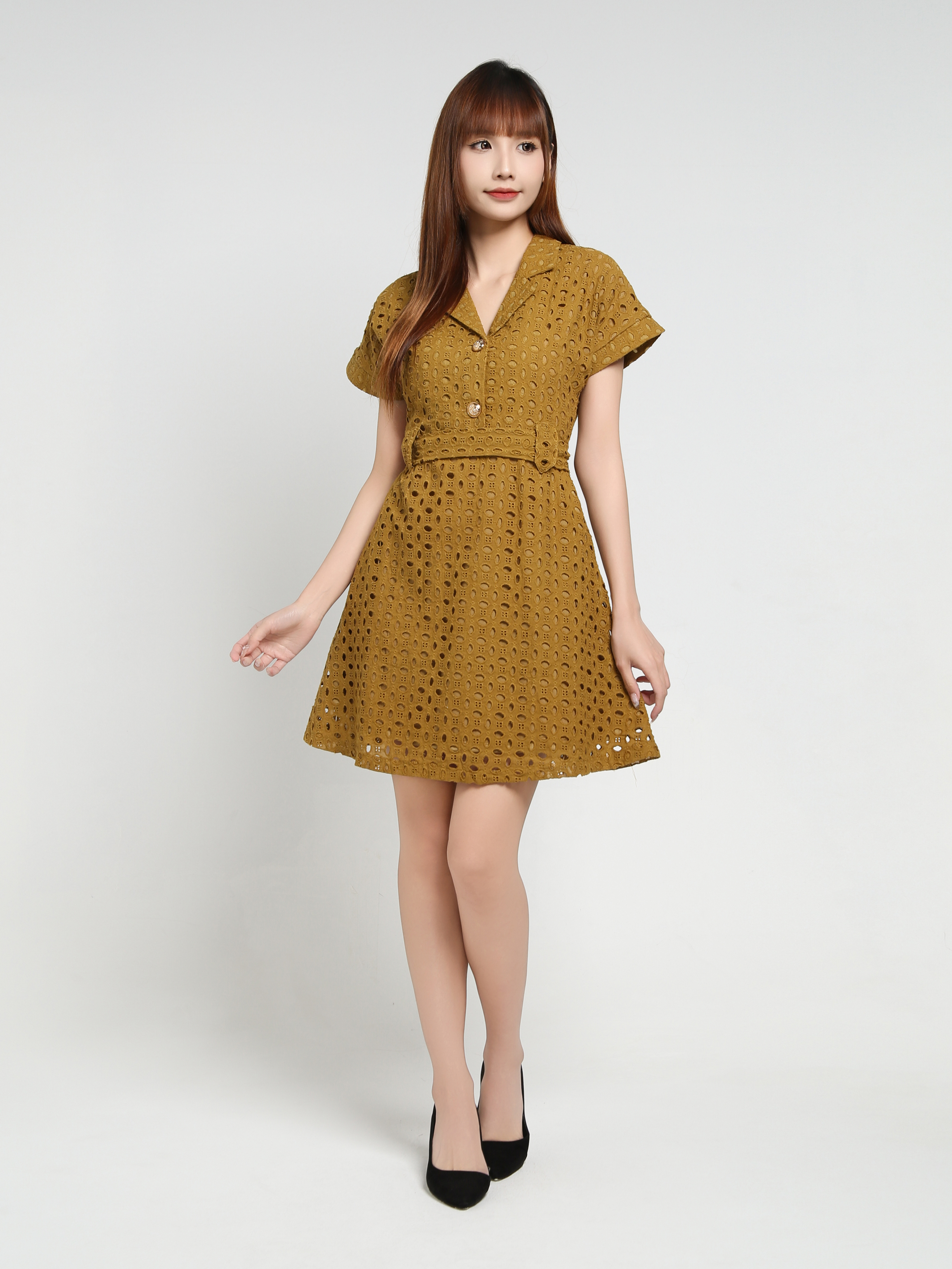 Eyelet Dress 35023