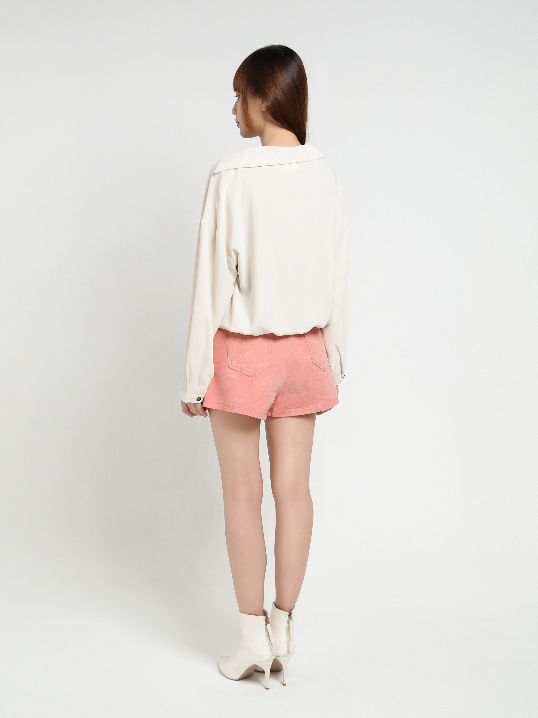 Front Breasted Button Skirt pants 35146