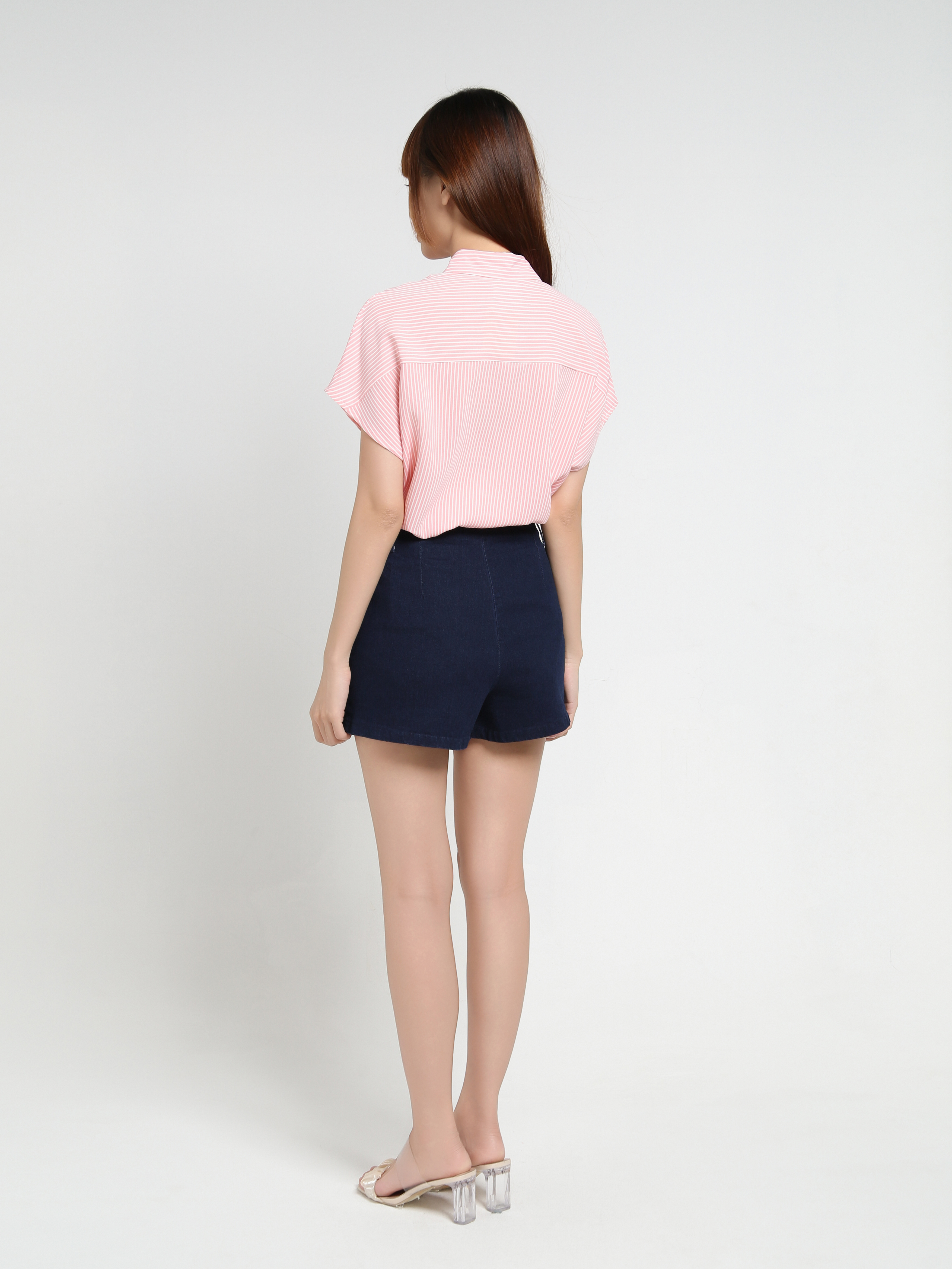 Denim Short Pants 35126