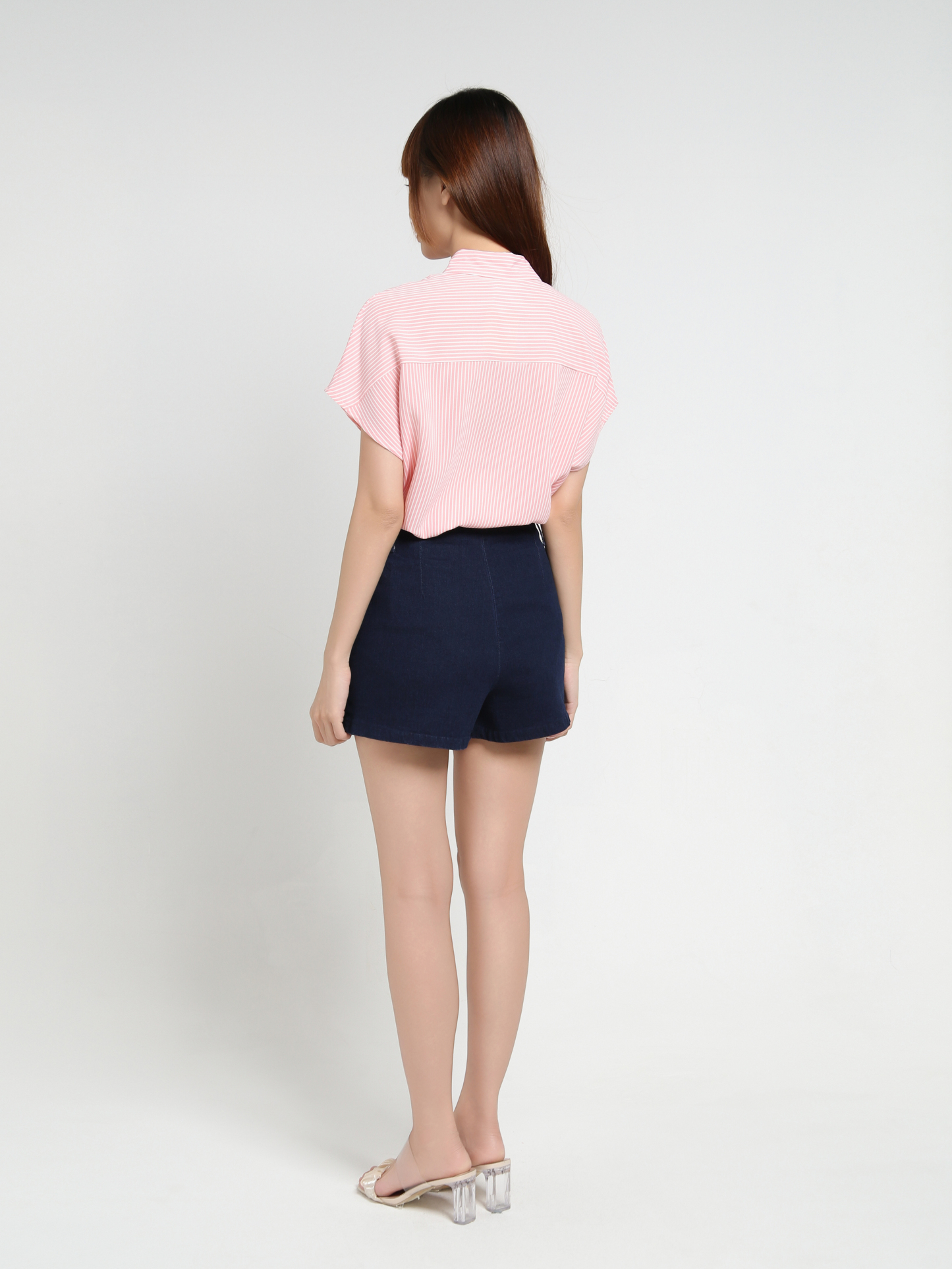 Denim Short Pants 35126