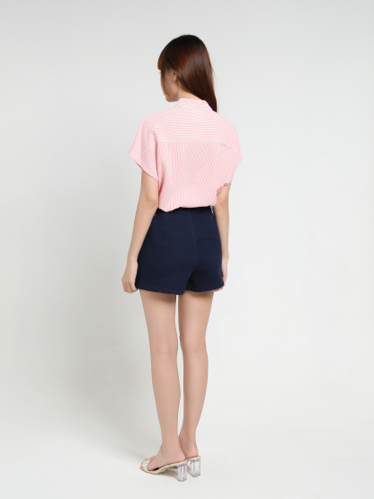 Denim Short Pants 35126