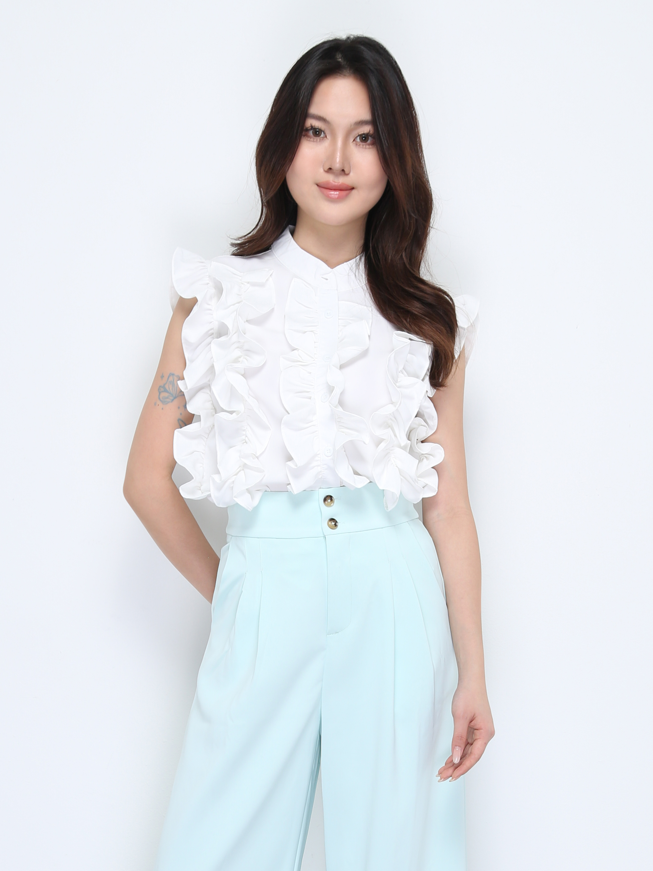 Ruffles Top 35381